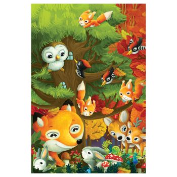 Пазл  24 эл. Maxi ТРИ СОВЫ 