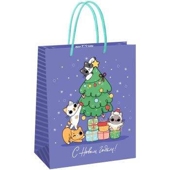 Пакет подарочный 26*32*12см MESHU 