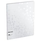 Папка с пружинным скоросшивателем Berlingo "DoubleWhite" А4, 17мм, 1000мкм, белая, с внутр. карманом