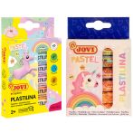 Пластилин растительный JOVI, 6 цветов пастель, 15г, картон, европодвес