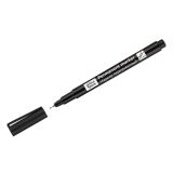 Маркер перманентный OfficeSpace черный, тонкий металл. наконечник, 0,5мм