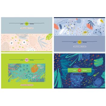 Альбом для рисования 40л., А4, на скрепке BG 