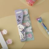 Флажки-закладки MESHU "Лапки", 20л*5 цветов, европодвес