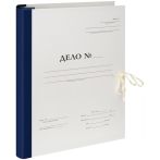 Папка архивная с мягким корешком для переплета OfficeSpace "Форма 21", с гребешками, 4 отверстия, с 2 завязками, 50мм