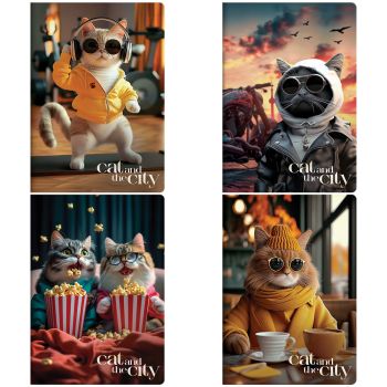 Тетрадь 40л., А5, клетка MESHU 