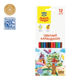Карандаши цветные Мульти-Пульти 