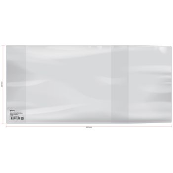 Обложка 220*450 для рабочих тетрадей, прописей, дневников в тв. переплете и учебников старших классов, ПВХ 150мкм, универсальн, ArtSpace,ШК