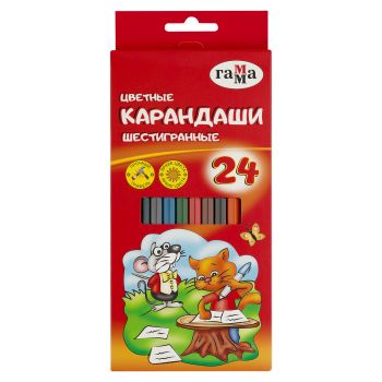 Карандаши цветные ГАММА 