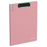Папка-планшет с зажимом Berlingo "Haze" А4, пластик (полифом), 1800мкм, розовая
