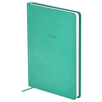 Ежедневник датированный 2026г., А5, 176л., твердый переплет, кожзам, BG 