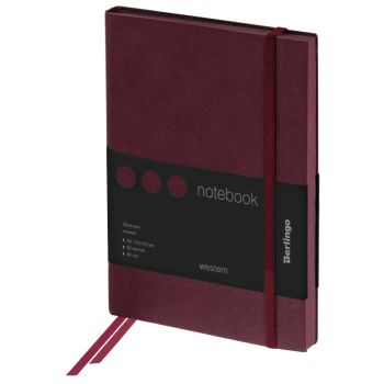 Записная книжка А6 80л., кожзам, Berlingo 