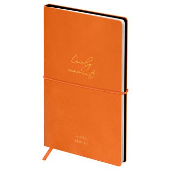 Еженедельник недатированный, 100*170мм, 64л., мягкий переплет, кожзам, Greenwich Line 